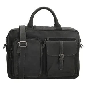 Hide & Stitches Idaho Laptoptas 15,6 inch Zwart