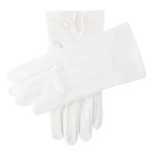 Driepunts katoenen herenhandschoenen