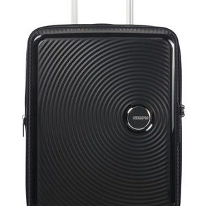 American Tourister Soundbox Spinner 55 Uitbreidbaar Bass Black