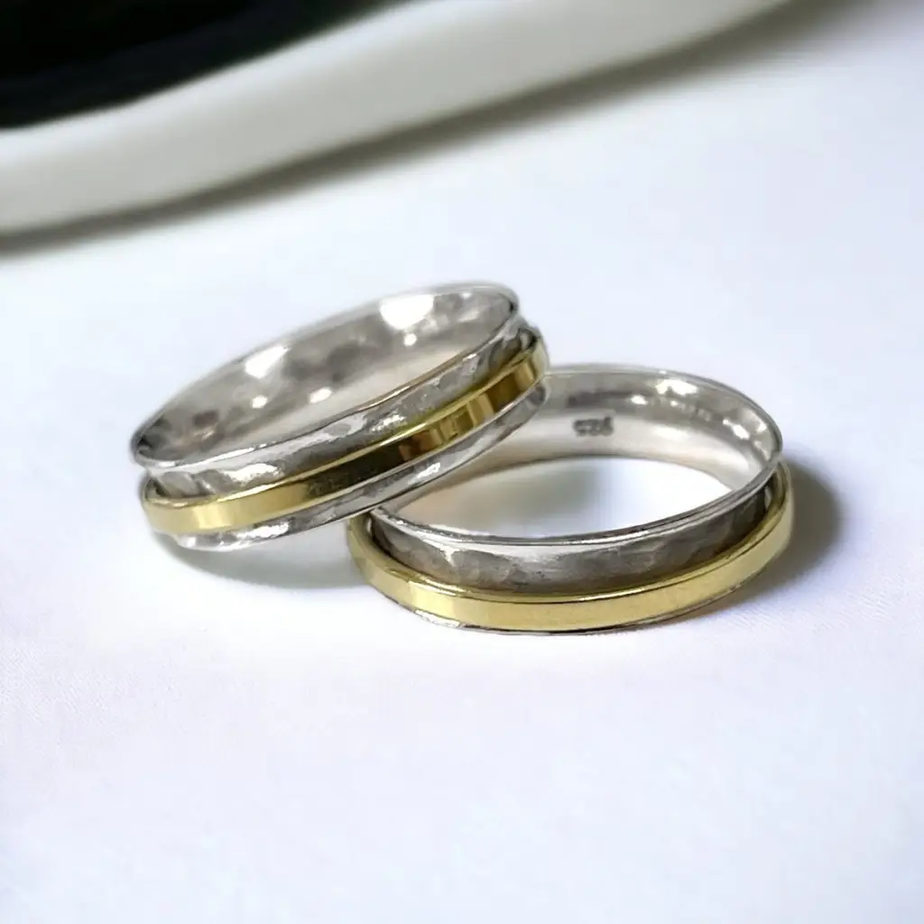 Madamlili Draairing massieve bandring gemaakt van 925 sterling zilver. - Afbeelding 5