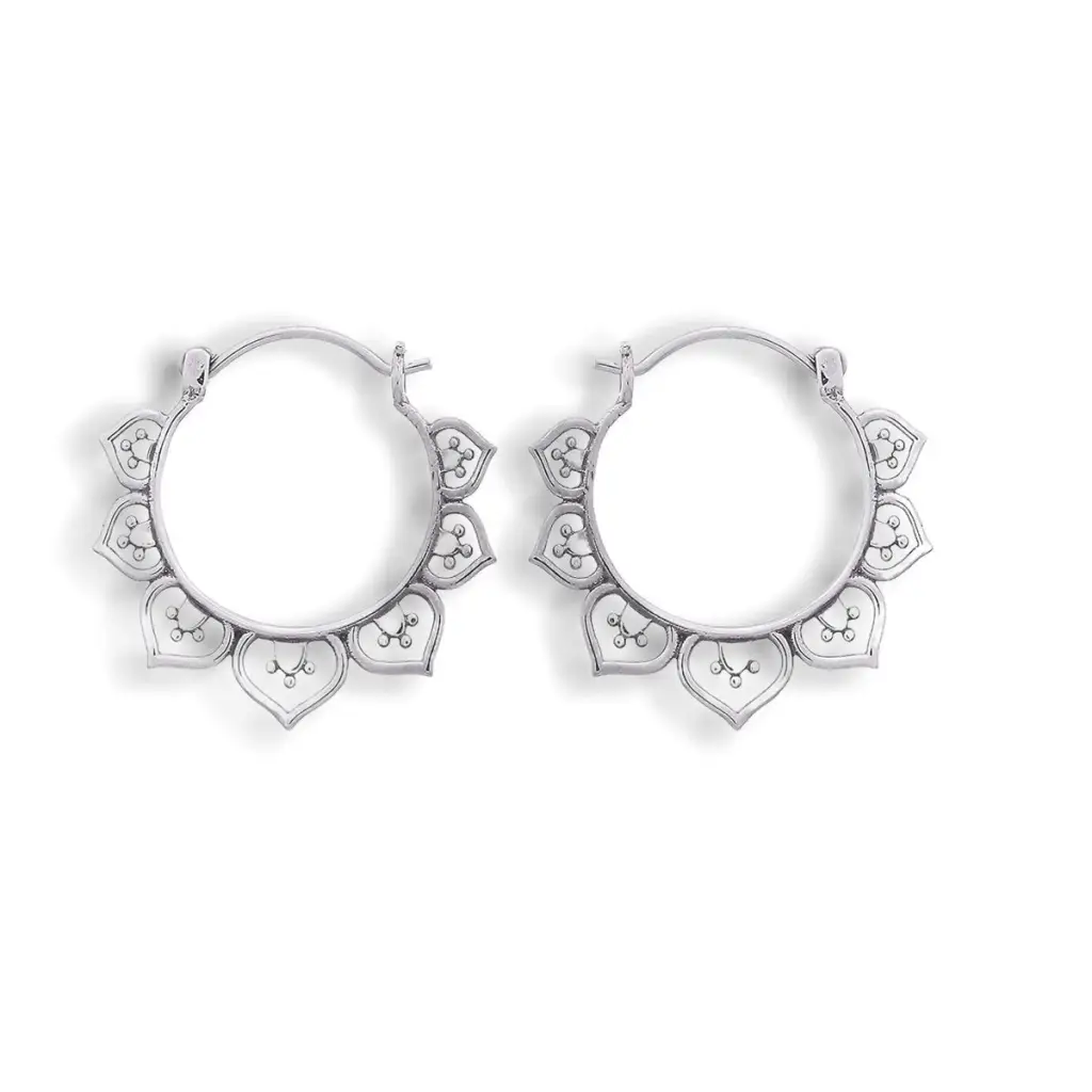MadamLili Karma Oosterse oorringen - 925 sterling zilveren oorbellen. - Afbeelding 6